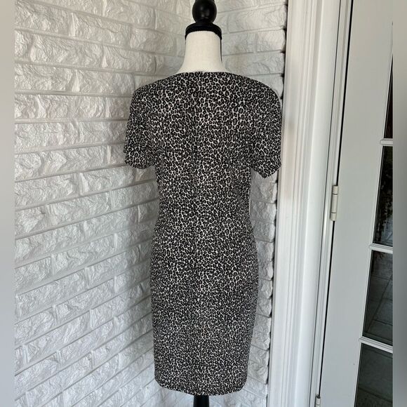 VINTAGE Leopard Print Midi Dress - Picture 3 of 5